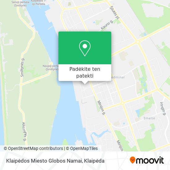 Klaipėdos Miesto Globos Namai žemėlapis