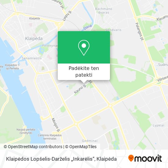Klaipėdos Lopšelis-Darželis „Inkarėlis“ žemėlapis