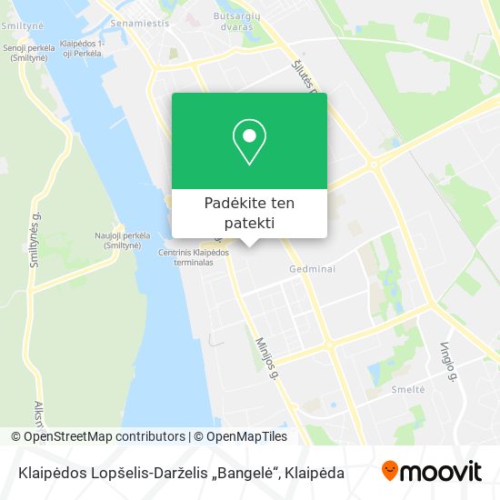 Klaipėdos Lopšelis-Darželis „Bangelė“ žemėlapis