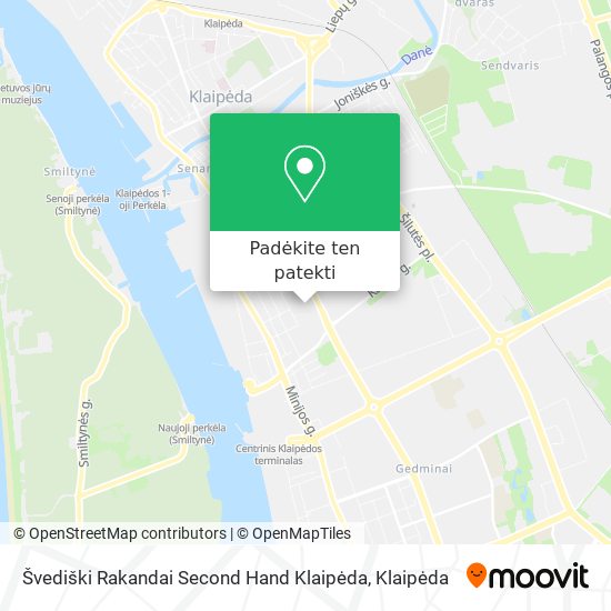 Švediški Rakandai Second Hand Klaipėda žemėlapis