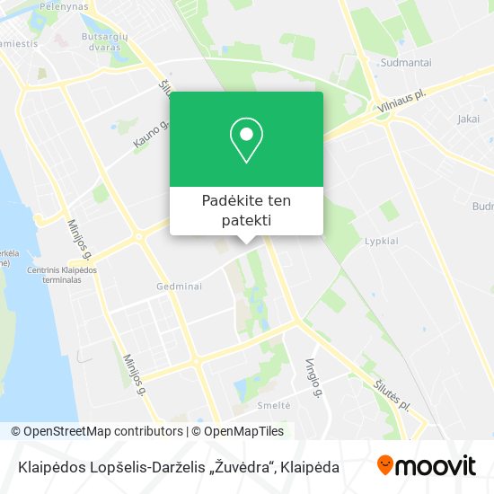 Klaipėdos Lopšelis-Darželis „Žuvėdra“ žemėlapis
