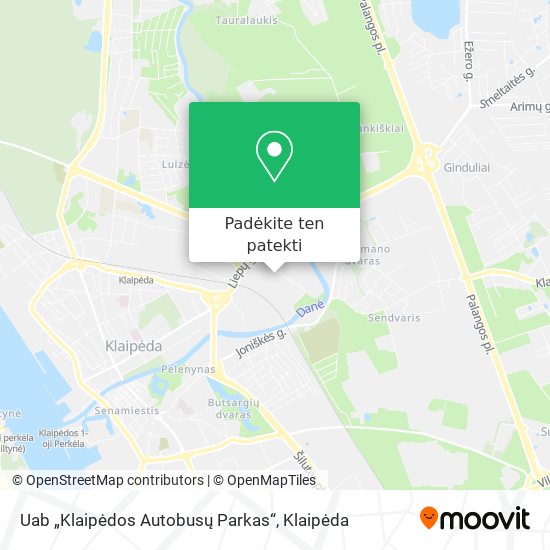 Uab „Klaipėdos Autobusų Parkas“ žemėlapis