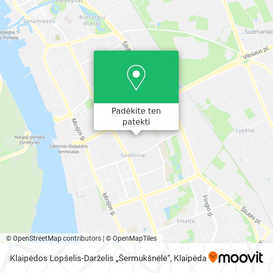 Klaipėdos Lopšelis-Darželis „Šermukšnėlė“ žemėlapis