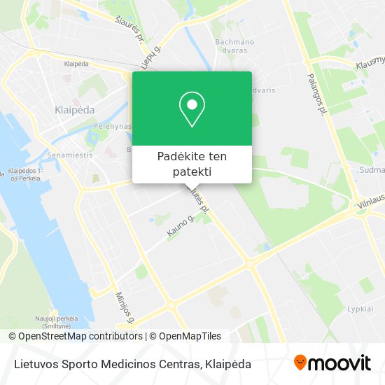 Lietuvos Sporto Medicinos Centras žemėlapis
