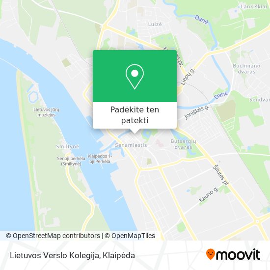 Lietuvos Verslo Kolegija žemėlapis