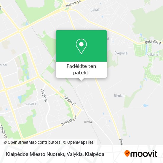Klaipėdos Miesto Nuotekų Valykla žemėlapis