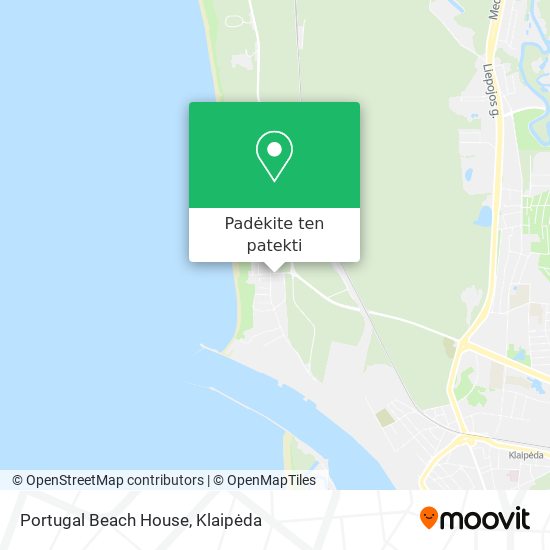 Portugal Beach House žemėlapis