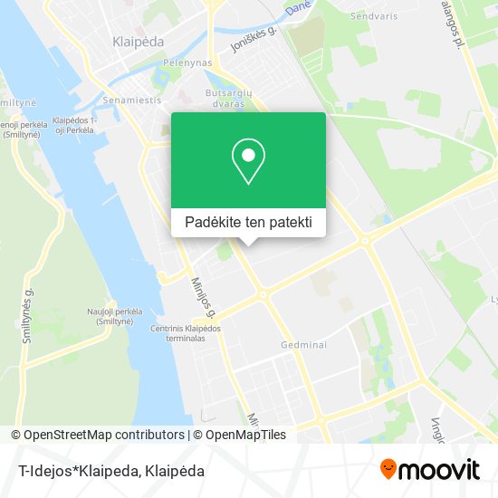 T-Idejos*Klaipeda žemėlapis