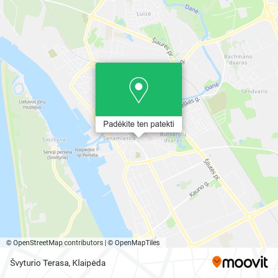 Švyturio Terasa žemėlapis