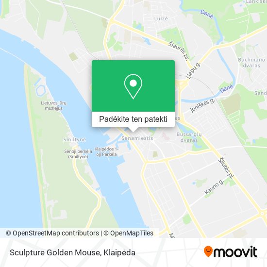 Sculpture Golden Mouse žemėlapis