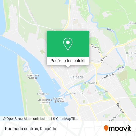 Kosmada centras žemėlapis