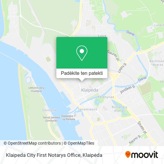 Klaipeda City First Notarys Office žemėlapis