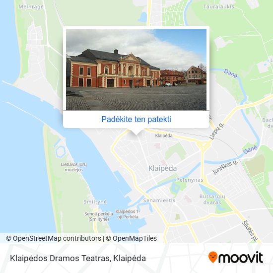 Klaipėdos Dramos Teatras žemėlapis
