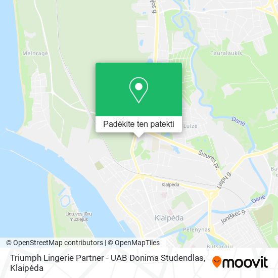 Triumph Lingerie Partner - UAB Donima Studendlas žemėlapis