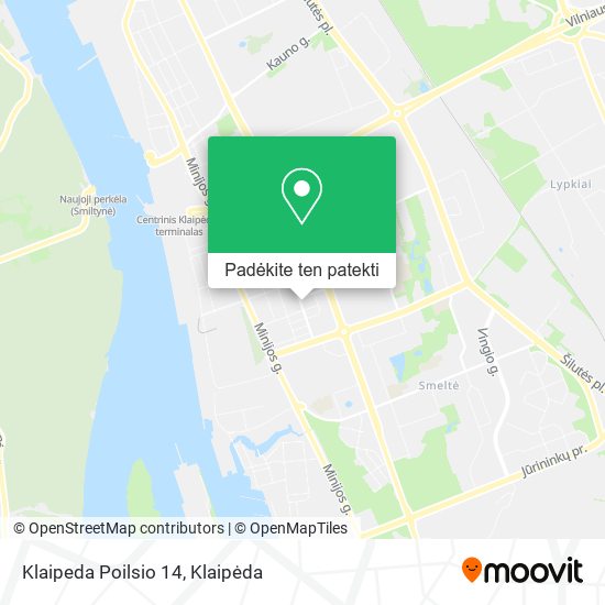Klaipeda Poilsio 14 žemėlapis