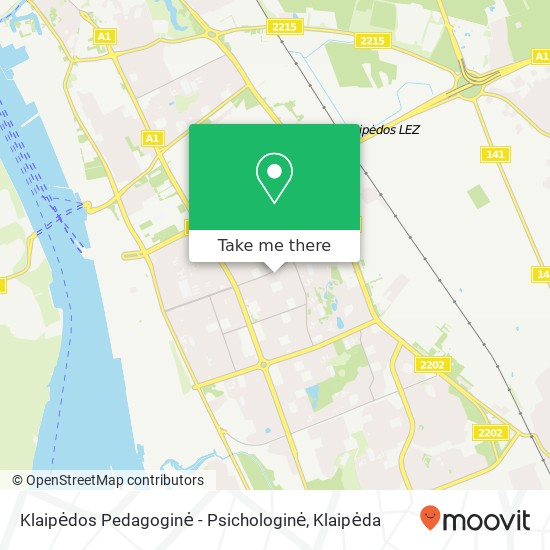 Klaipėdos Pedagoginė - Psichologinė žemėlapis