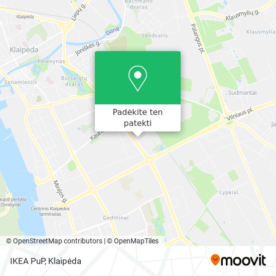 IKEA PuP žemėlapis