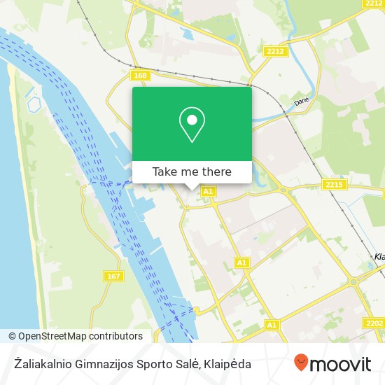 Žaliakalnio Gimnazijos Sporto Salė žemėlapis