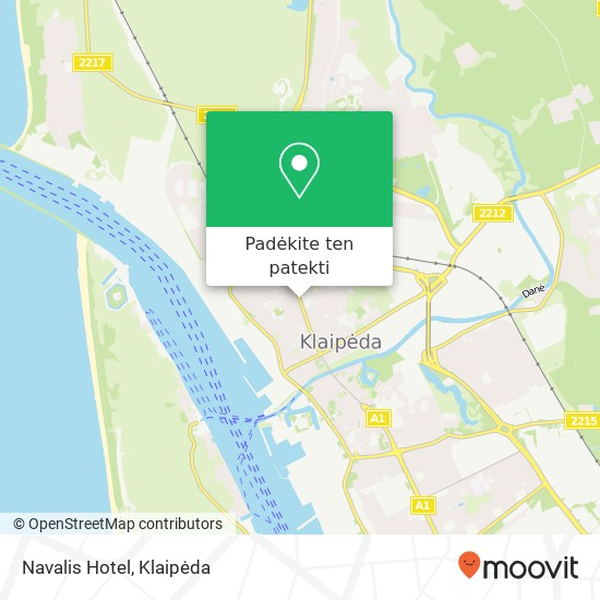 Navalis Hotel žemėlapis