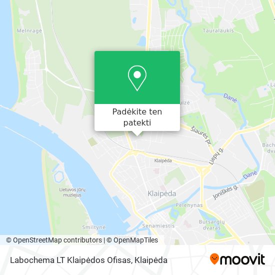 Labochema LT Klaipėdos Ofisas žemėlapis