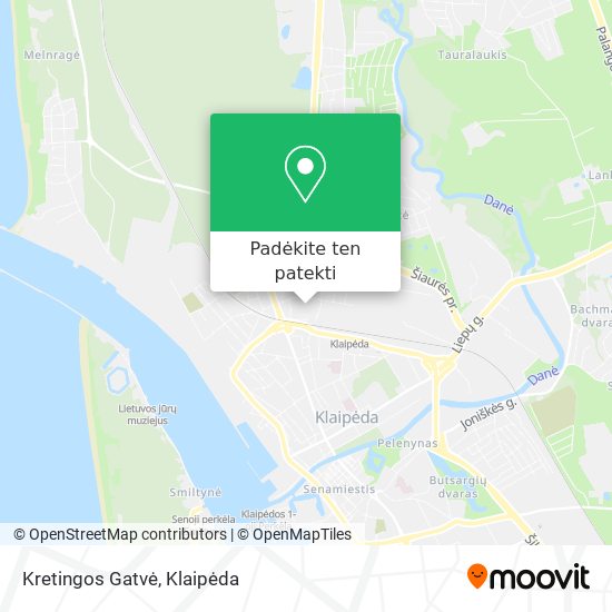 Kretingos Gatvė žemėlapis