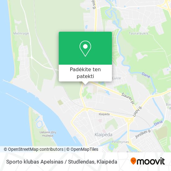 Sporto klubas Apelsinas / Studlendas žemėlapis