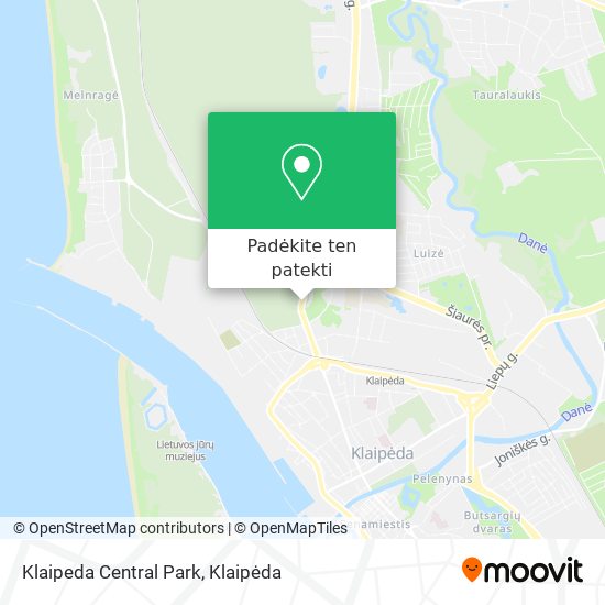 Klaipeda Central Park žemėlapis