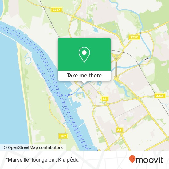 "Marseille" lounge bar žemėlapis