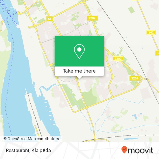 Restaurant, 94284 Klaipėda žemėlapis
