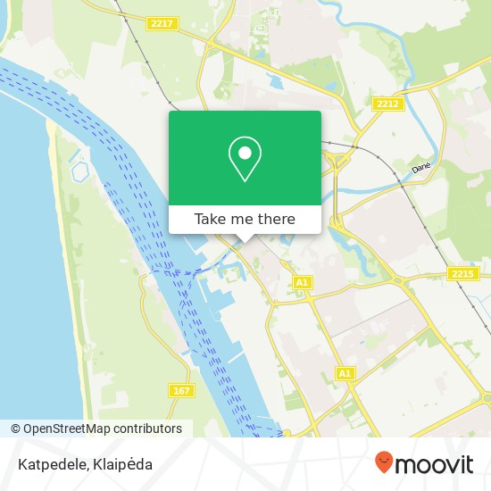 Katpedele, Žvejų gatvė 12 91248 Klaipėda žemėlapis