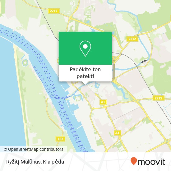 Ryžių Malūnas, Žvejų gatvė 91248 Klaipėda žemėlapis