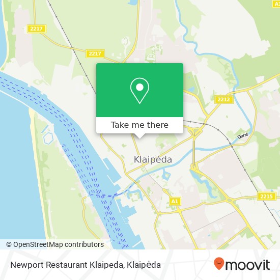 Newport Restaurant Klaipeda, Šaulių gatvė 92231 Klaipėda žemėlapis