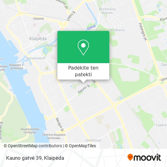 Kauno gatvė 39 žemėlapis