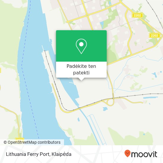Lithuania  Ferry Port žemėlapis