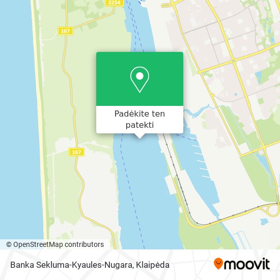 Banka Sekluma-Kyaules-Nugara žemėlapis
