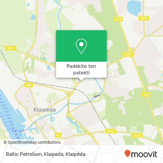 Baltic Petrolium, Klaipeda žemėlapis