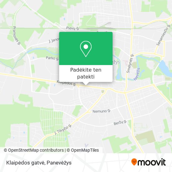 Klaipėdos gatvė žemėlapis