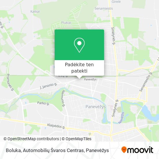 Boluka, Automobilių Švaros Centras žemėlapis