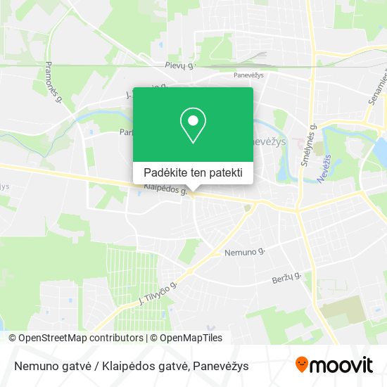 Nemuno gatvė / Klaipėdos gatvė žemėlapis