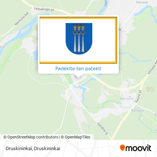 Druskininkai žemėlapis