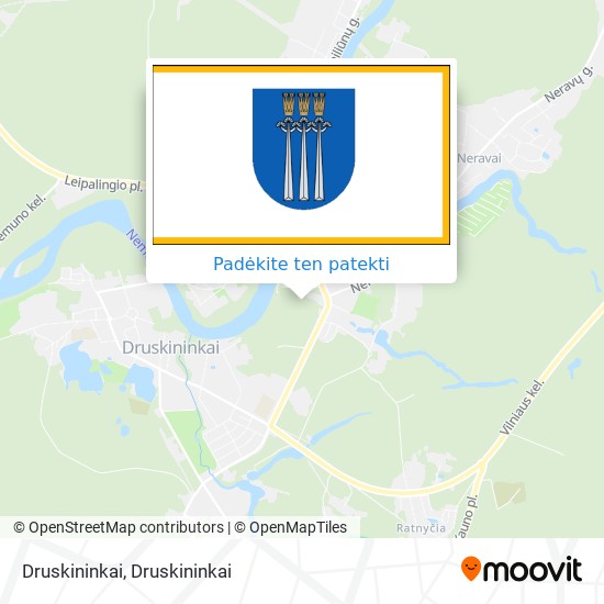 Druskininkai žemėlapis