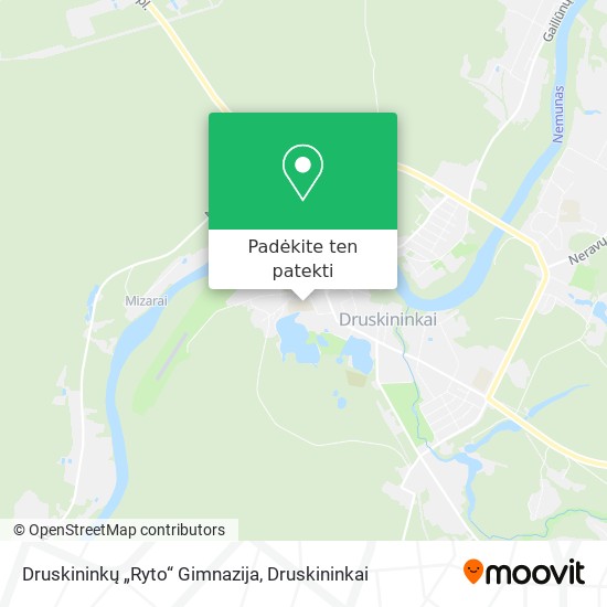 Druskininkų „Ryto“ Gimnazija žemėlapis