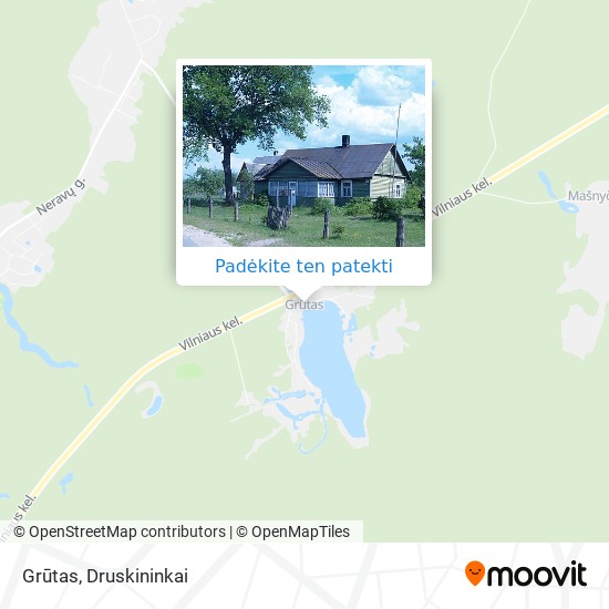 Grūtas žemėlapis