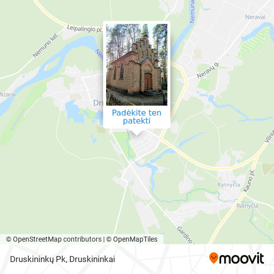Druskininkų Pk žemėlapis