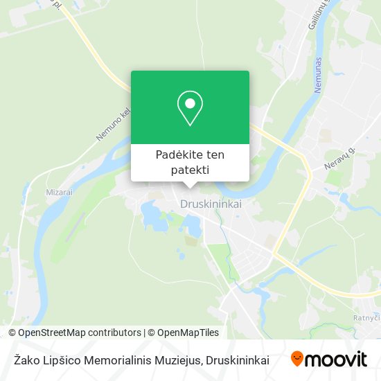 Žako Lipšico Memorialinis Muziejus žemėlapis