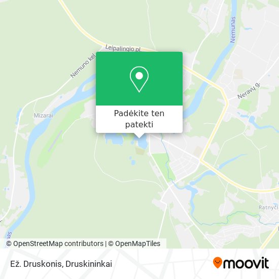 Ež. Druskonis žemėlapis