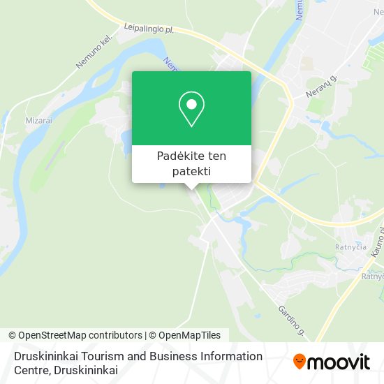 Druskininkai Tourism and Business Information Centre žemėlapis