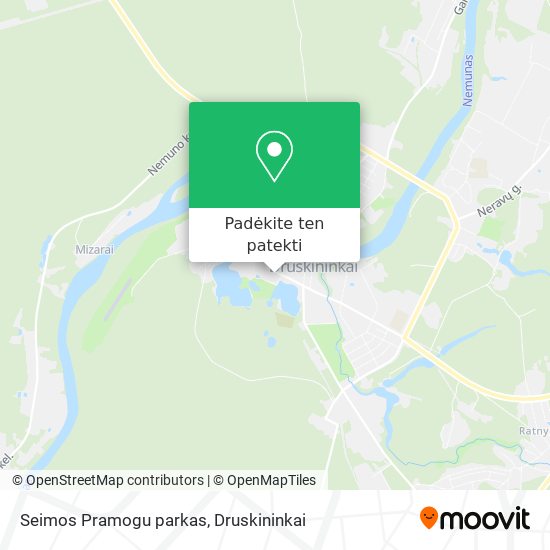 Seimos Pramogu parkas žemėlapis