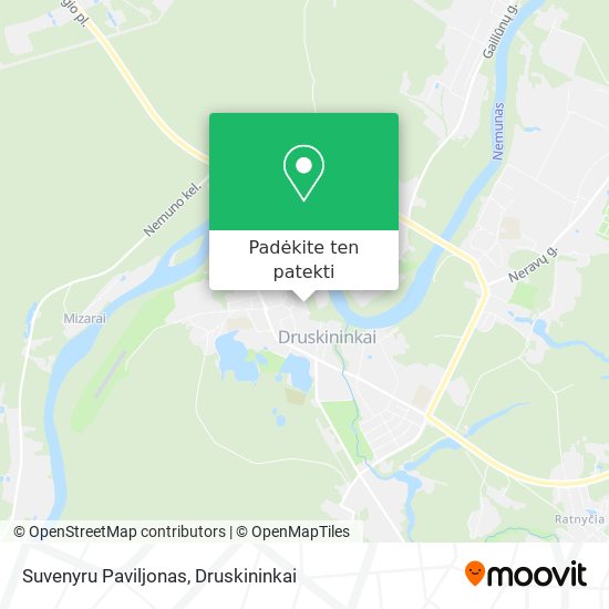 Suvenyru Paviljonas žemėlapis