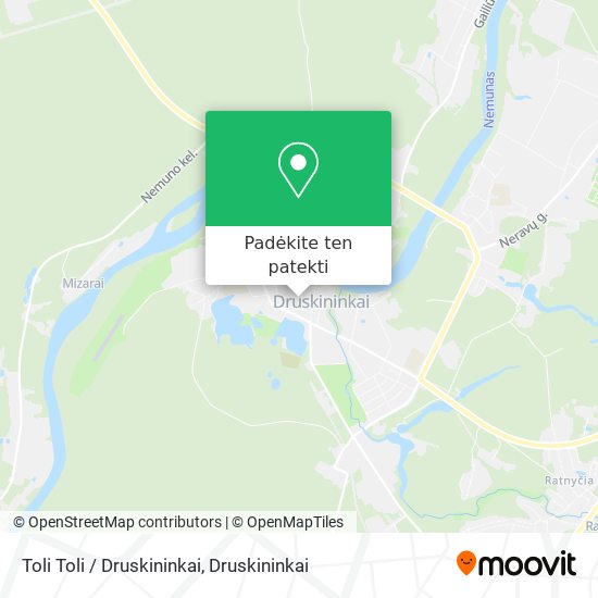 Toli Toli / Druskininkai žemėlapis